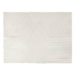 Nordara 160cmx 230cm/Beige Plush Velvet Area Rug Soft Floor Carpet in Beige - Size: 160 cm x 230 cm - thumbnail 1