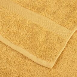 Berkfield Home 8 Piece Premium Towel Set SOLUND Gold 600 gsm - thumbnail 5