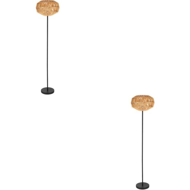 Loops 2 PACK Sleek Black Floor Lamp - Stylish Indoor Lighting for Home Decor - image 1