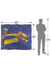 Nickelodeon Catdog Running & Screaming Silky Touch Super Soft Throw Blanket 152 X 127 cm in White - thumbnail 5