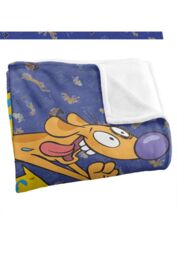 Nickelodeon Catdog Running & Screaming Silky Touch Super Soft Throw Blanket 152 X 127 cm in White - thumbnail 3