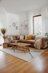 RugsX Berber Rug in Yellow - Size: 140 cm x 190 cm - thumbnail 3