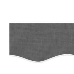 Berkfield Home Replacement Fabric for Awning Valance Anthracite Stripe 4.5 m in Black - thumbnail 4