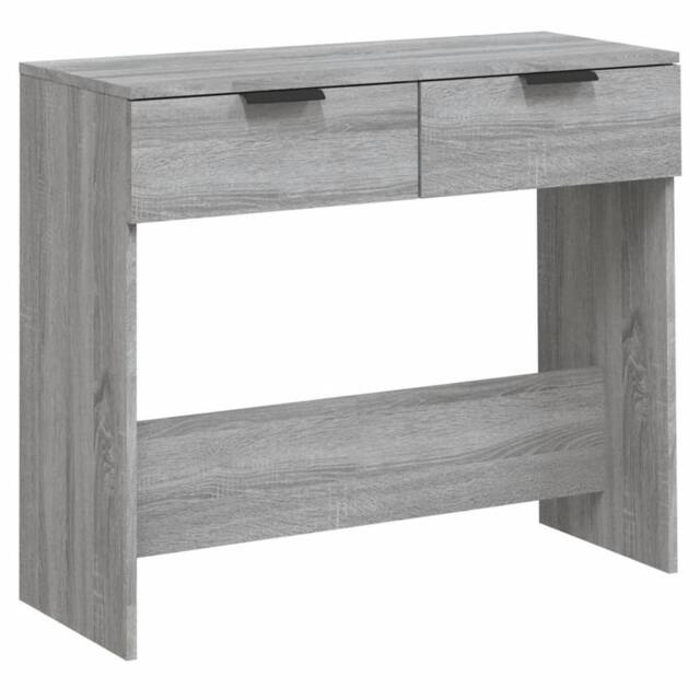 Berkfield Home Console Table Grey Sonoma 90x36x75 cm Engineered Wood - Size: 90 x 36 x 75 cm - image 1
