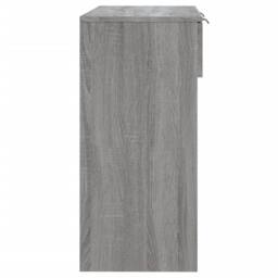 Berkfield Home Console Table Grey Sonoma 90x36x75 cm Engineered Wood - Size: 90 x 36 x 75 cm - thumbnail 7