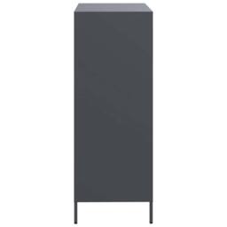 Berkfield Home Highboard Anthracite 68x39x101.5 cm Steel in Dark Grey - thumbnail 6