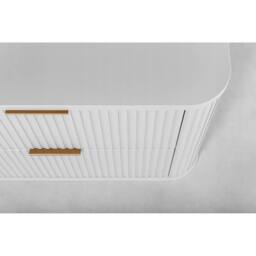 Heze Furniture Elegance Glamour Style 2 Drawer Bathroom Vanity Cabinet 120cm in White - thumbnail 7