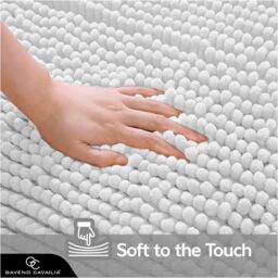 GAVENO CAVAILIA Loop Bath Mat in White - thumbnail 2