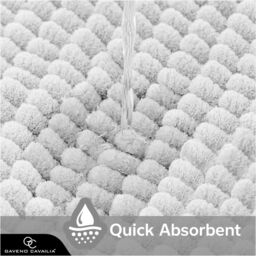GAVENO CAVAILIA Loop Bath Mat in White - thumbnail 3