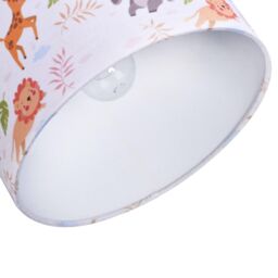 Happy Homewares Modern & Colourful Childrens Fabric Lamp Shade - thumbnail 5