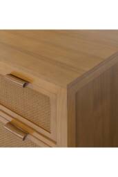 Teamson Home Hatteras Chest of Drawers 3 Drawer Bedroom Dresser in Natural - thumbnail 9