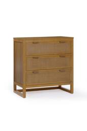 Teamson Home Hatteras Chest of Drawers 3 Drawer Bedroom Dresser in Natural - thumbnail 1