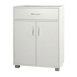 EONLION White Wooden Free Standing Cabinet Hallway Console Living Room Shelves - thumbnail 2
