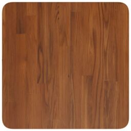 Berkfield Home Square Table Top Dark Brown 40x40x1.5cm Treated Solid Wood Oak - Size: 40x40x1.5 cm - thumbnail 2