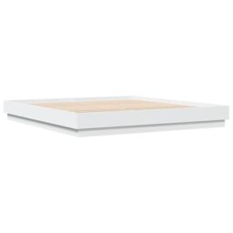 Berkfield Home Bed Frame without Mattress White 180x200 cm Super King - thumbnail 2