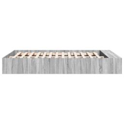 Berkfield Home Bed Frame without Mattress Grey Sonoma 140x200 cm - thumbnail 5