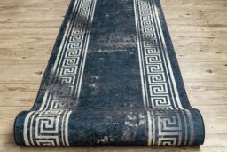 RugsX Anti-Slip Lotus Runner in Grey - Size: 60 cm x 150 cm - thumbnail 5