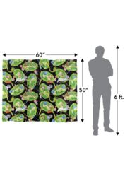 Rick & Morty Portal Mayhem Silky Touch Super Soft Throw Blanket 152 X 127 cm in White - thumbnail 5