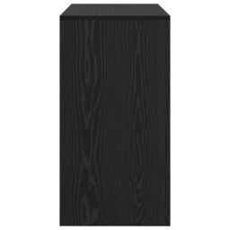 Berkfield Home Writing Desk Black oak Engineered wood 90 x 40 x 76 cm - thumbnail 5