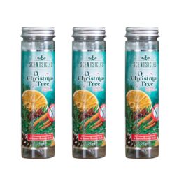 Samuel Alexander 3 Packs of 25g O Christmas Tree Scented Christmas Scentsicles with Hanging Hooks in Green - thumbnail 8