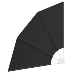 Berkfield Home Balcony Privacy Screen Folding Manual Anthracite 115 x 115 cm Fabric - thumbnail 4