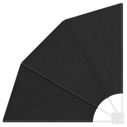 Berkfield Home Balcony Privacy Screen Folding Manual Anthracite 115 x 115 cm Fabric - thumbnail 2