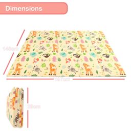 KandyToys Large Foldable Waterproof Baby Play Mat - thumbnail 2