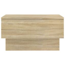 Berkfield Home Wall-mounted Bedside Cabinets 2 pcs Sonoma Oak in Brown - thumbnail 6