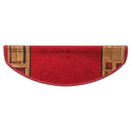Berkfield Home Self-adhesive Stair Mats 15 pcs Red 65x21x4 cm - Size: Medium - thumbnail 5