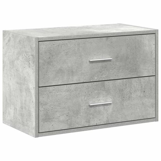 Berkfield Home Cabinet with 2 Drawers Concrete Grey 60x31x40 cm Engineered Wood - Size: 60 x 31 x 40 cm - image 1