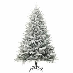 Berkfield Home Realistic Artificial Pre-lit Christmas Tree with Ball Set Green 240 cm - thumbnail 5