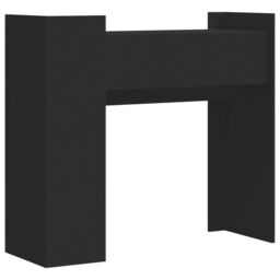 Berkfield Home Console Table Black 100x35x90 cm Engineered Wood - Size: 100 x 35 x 90 cm - thumbnail 6