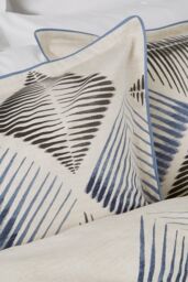 Nalu Nicole Scherzinger 'Kaimana Cover' Cotton Duvet Set in Blue - Size: Super King - thumbnail 4