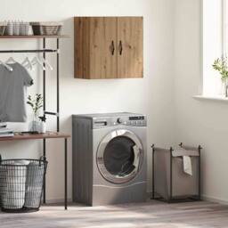 Berkfield Home Wall Cabinet Artisan oak 60 x 31 x 60 cm Engineered wood in Brown - thumbnail 2