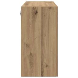 Berkfield Home Wall Cabinet Artisan oak 60 x 31 x 60 cm Engineered wood in Brown - thumbnail 7