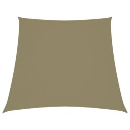 Berkfield Home Sunshade Sail Oxford Fabric Trapezium 2/4x3 m Beige - thumbnail 1