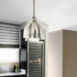 Netlighting Kichler Terna 5 Blade 38cm Ceiling Fan LED Light Nickel Remote Control in Silver - thumbnail 5