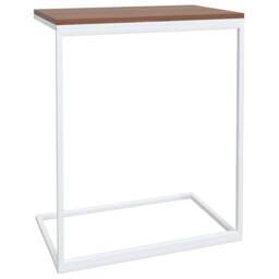 Berkfield Home Side Table White 55x35x66 cm Engineered Wood - Size: 55 x 35 x 66 cm - thumbnail 5