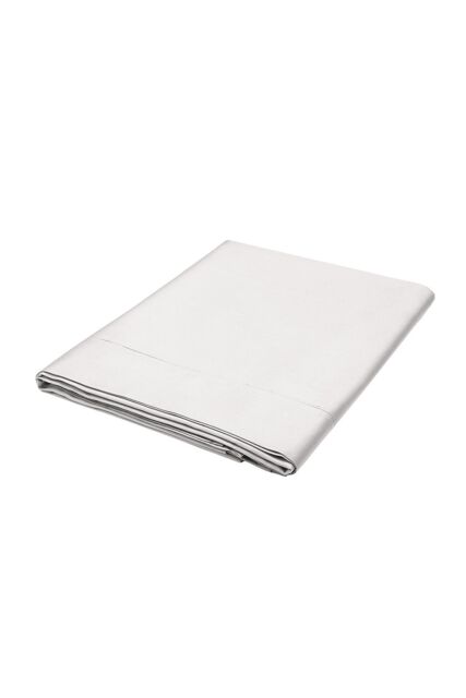 1951 'Luxury 1000 Thread Count' Egyptian Cotton Flat Sheet in Silver - Size: King Flat - image 1