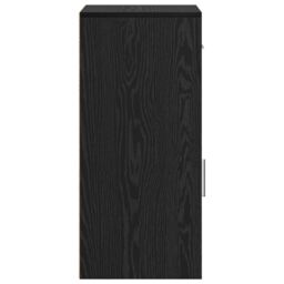 Berkfield Home Black Oak Storage Cabinet Black Oak MDF with Black Oak Veneer - thumbnail 6