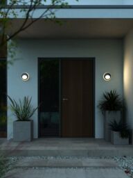 Nordlux Modern Outdoor Wall Light Black Plastic Intergrated LED Ceiling or Wall Mounting - Mains Powered, IP54 - thumbnail 8