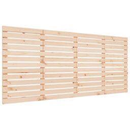 Berkfield Home Wall Headboard 206x3x91.5 cm Solid Wood Pine in Brown - thumbnail 2