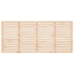 Berkfield Home Wall Headboard 206x3x91.5 cm Solid Wood Pine in Brown - thumbnail 4