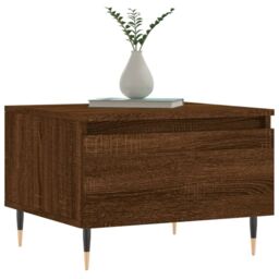 Berkfield Home Coffee Tables 2 pcs Brown Oak 50x46x35 cm Engineered Wood - Size: 50 x 46 x 35 cm - thumbnail 3