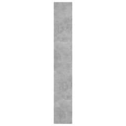 Berkfield Home Book Cabinet/Room Divider Concrete Grey 60x30x198 cm - Size: 60 x 30 x 198 cm - thumbnail 5