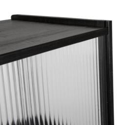 ERGOVEXA Bamboo Storage Cabinet For Kitchen Shelving Cupboard 5 Layers in Black - thumbnail 5