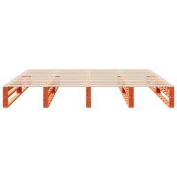 Berkfield Home Bed Frame without Mattress Wax Brown 180x200 cm Super King Solid Wood Pine - thumbnail 6