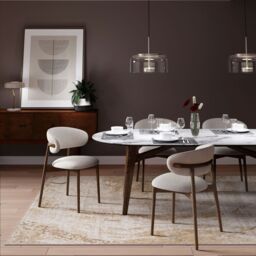 Kukoon Cream Beige Distressed Marble Modern Abstract living Room Area Rug - Size: 240 cm x 330 cm - thumbnail 5