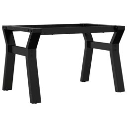 Berkfield Home Coffee Table Legs Y-Frame 60x40x38 cm Steel in Black - Size: 60 x 40 x 38 cm - thumbnail 6