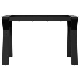Berkfield Home Coffee Table Legs Y-Frame 60x40x38 cm Steel in Black - Size: 60 x 40 x 38 cm - thumbnail 4